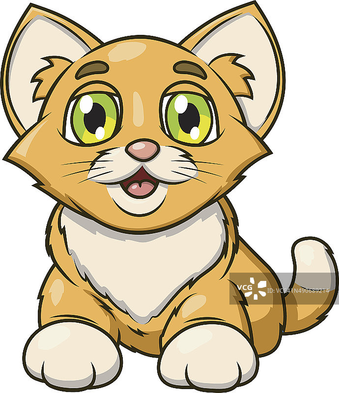 微笑的小猫咪2图片素材