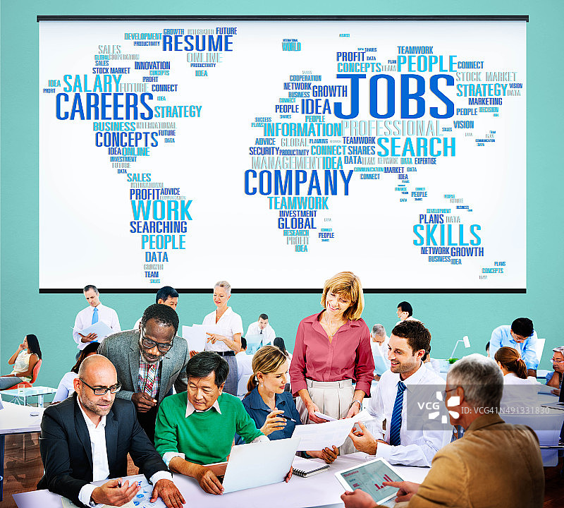 职业招聘概念图片素材