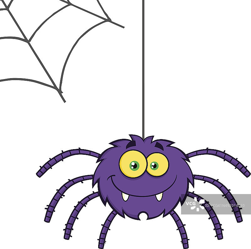 有趣的万圣节蜘蛛图片素材