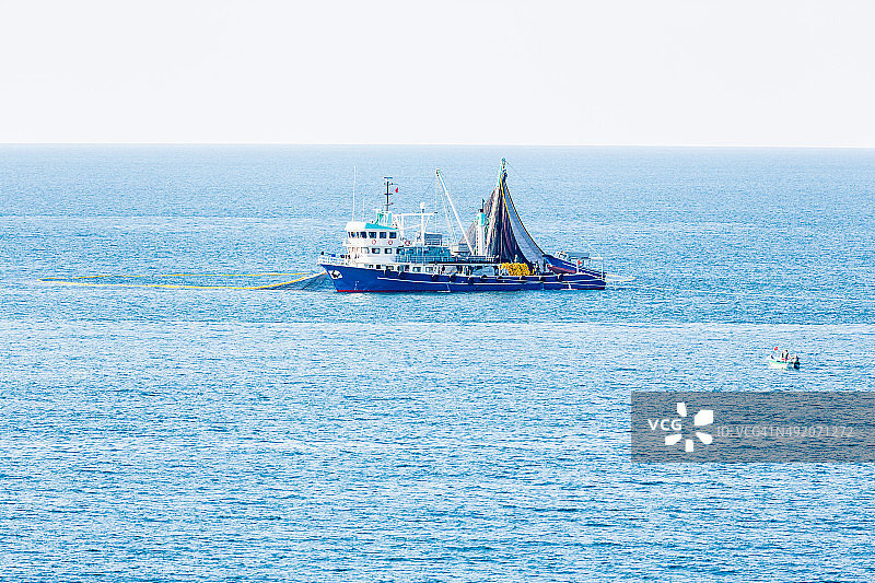 拖网渔网图片素材