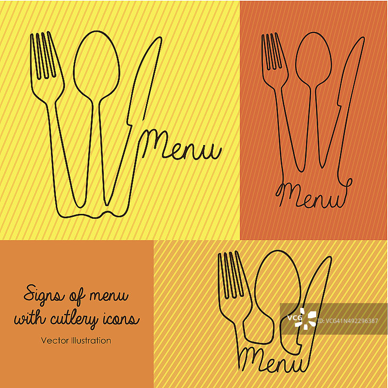 菜单设计图片素材