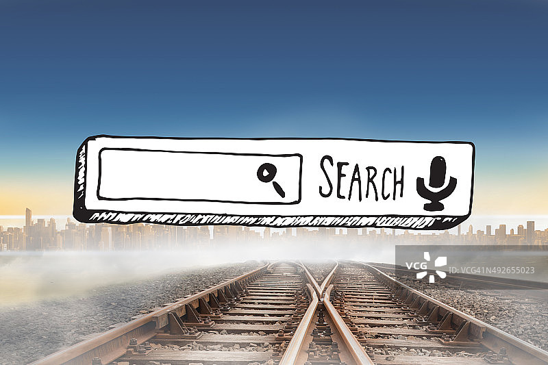 搜索栏涂鸦合成图图片素材