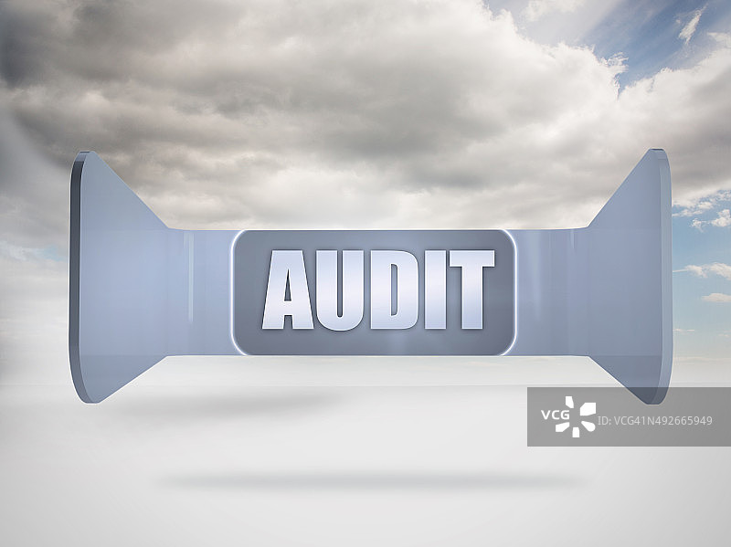 抽象屏幕上的审计banner合成图图片素材