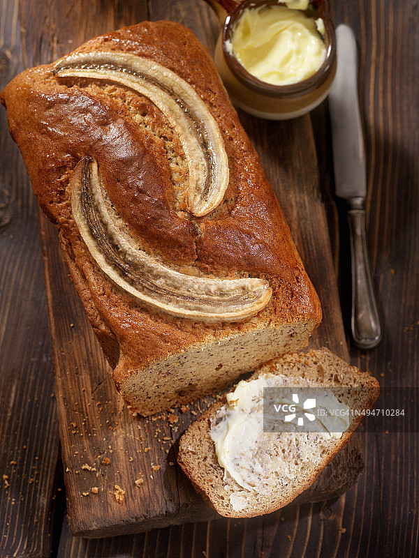 黄油香蕉面包图片素材