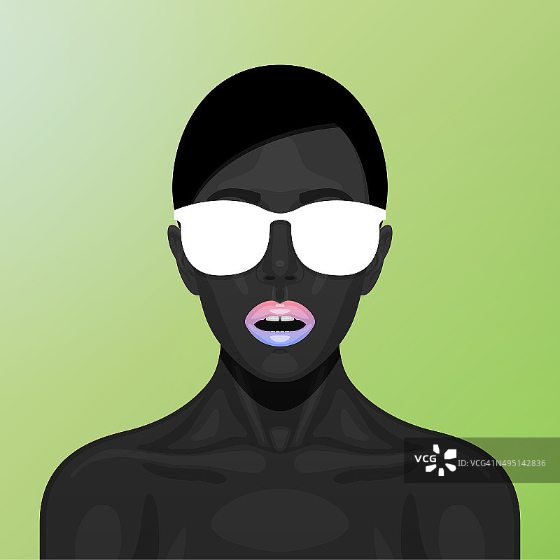 张着嘴惊讶的美女图片素材