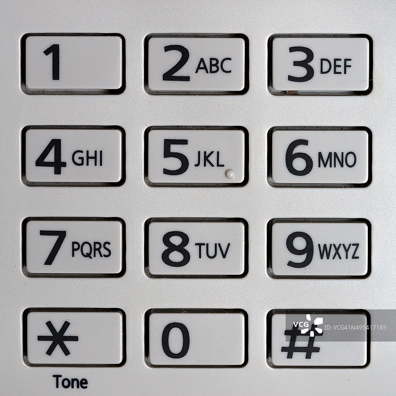 电话键盘图片素材
