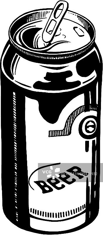 啤酒罐头图片素材