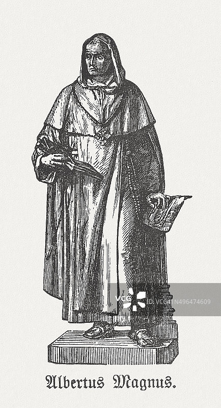 阿尔伯特·马格努斯（约1200-1280年），德国学者图片素材