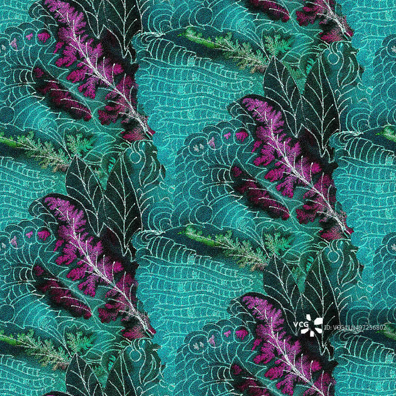 蜡染图案图片素材