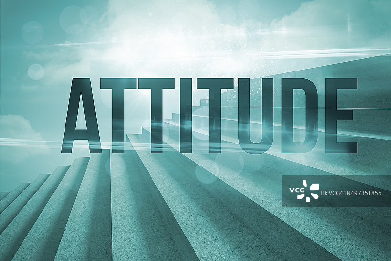 蓝天下台阶上的姿态图片素材