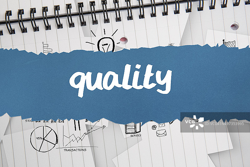 记事本纸上的头脑风暴涂鸦品质对比图片素材