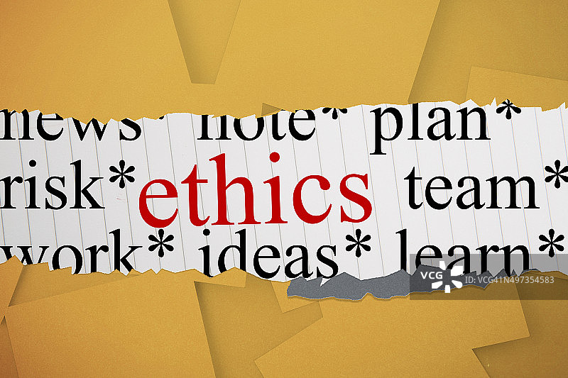 反对数字生成的橙色纸屑的道德图片素材