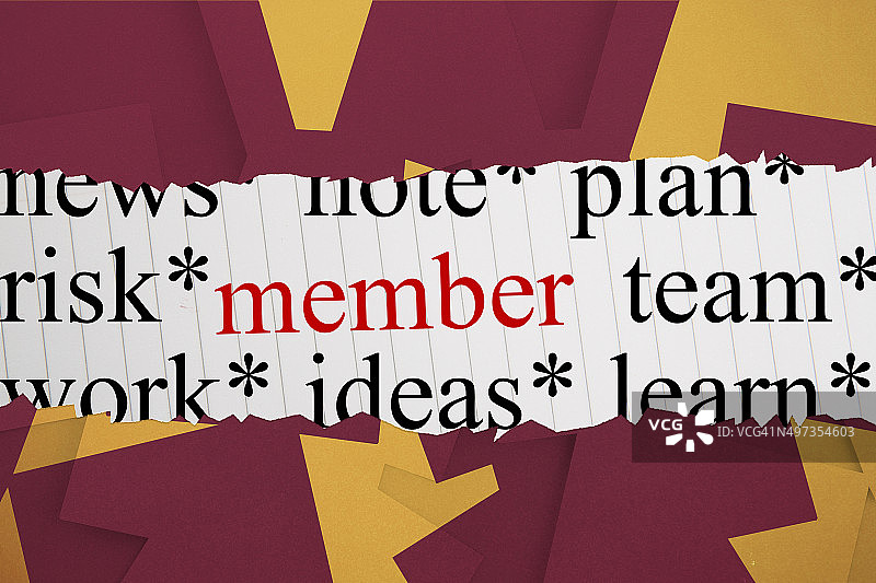 橙色背景上的葡萄酒纸屑会员图片素材