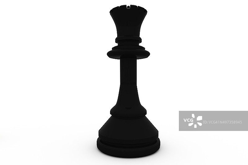 数字化生成的独立黑皇后图片素材