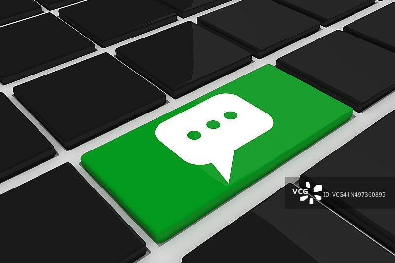 带有钥匙的语音气泡合成图像图片素材