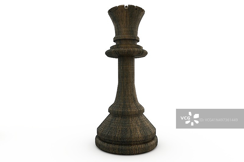 黑色皇后棋子图片素材