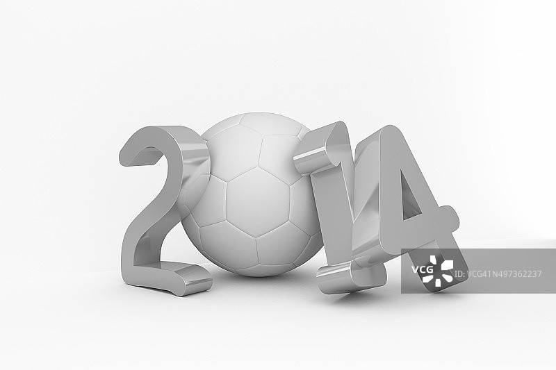 2014年世界杯（白色和灰色）图片素材