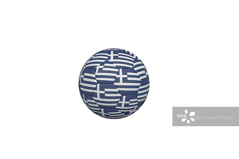 希腊配色足球图片素材