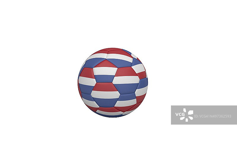 荷兰配色足球图片素材