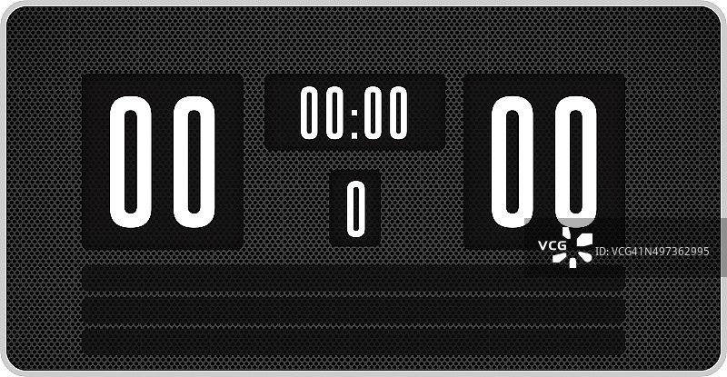 没有分数的黑色记分牌图片素材