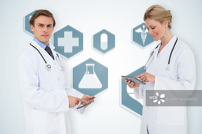 医疗团队合成图像图片素材