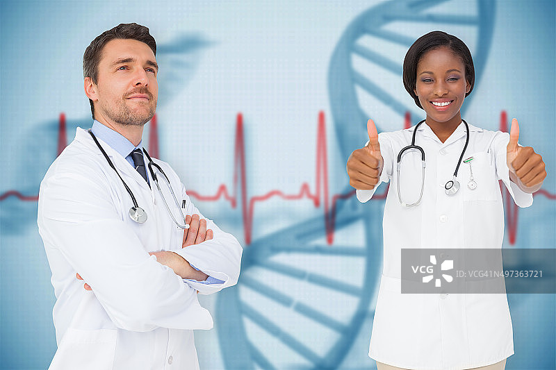 医疗团队合成图像图片素材