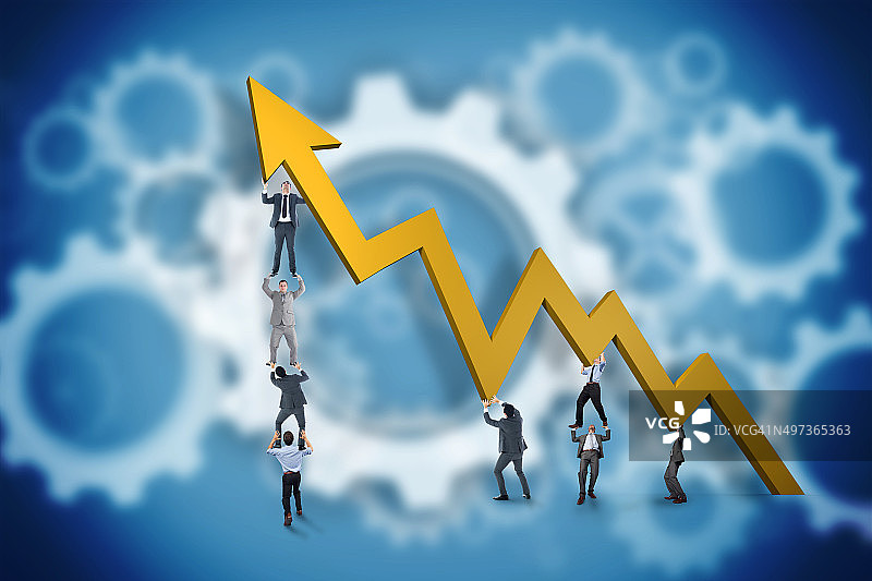 商务团队合作合成图图片素材