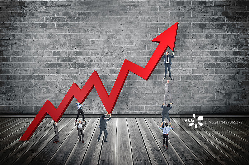 商务团队合作合成图图片素材