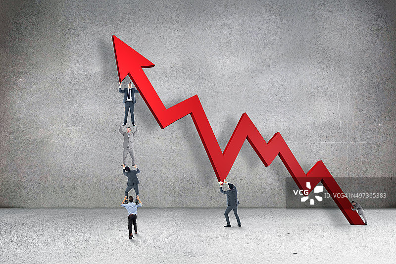 商务团队合作合成图图片素材