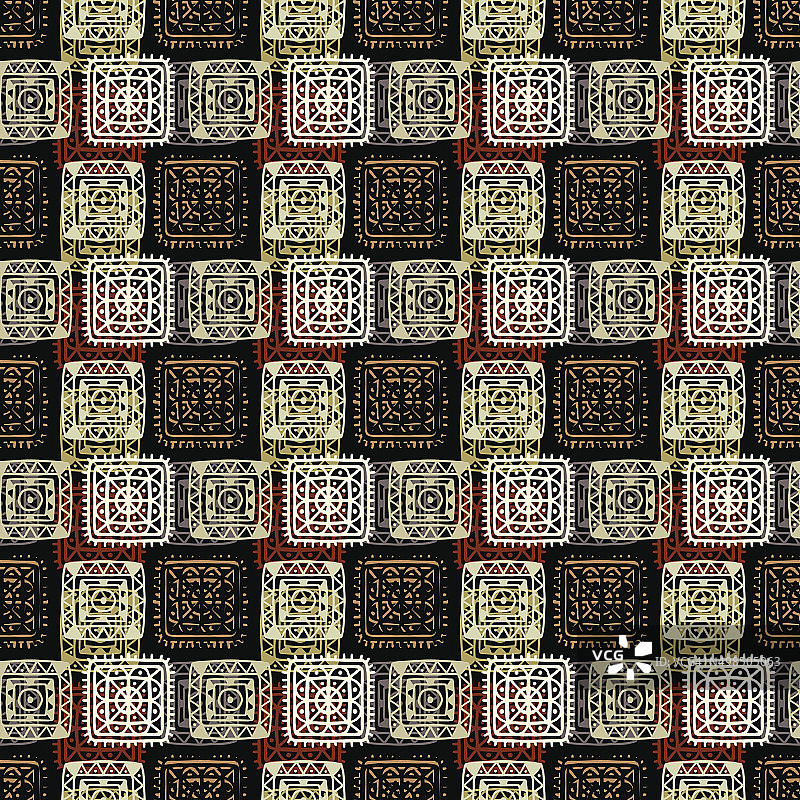 抽象民族无缝模式图片素材