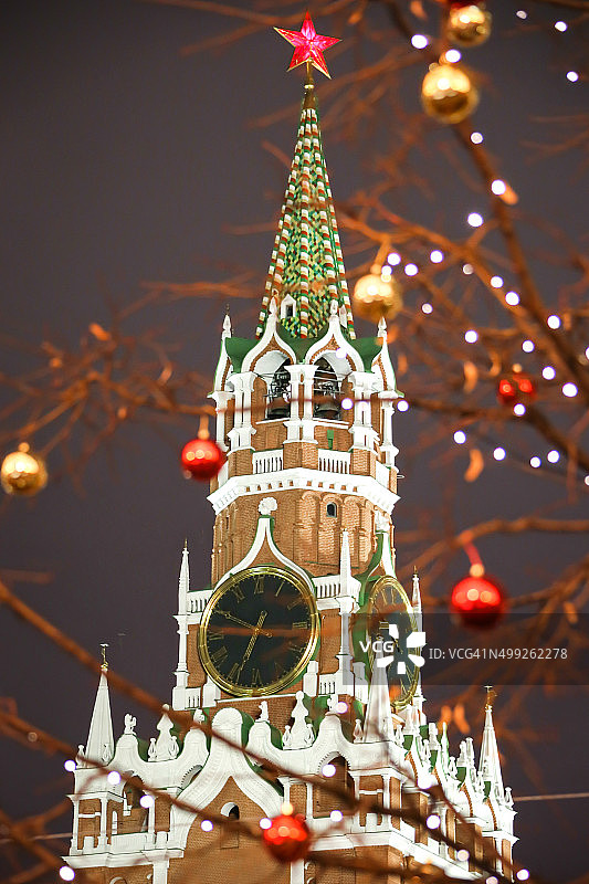 红场的斯帕斯卡娅塔图片素材