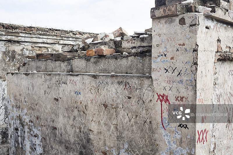 新奥尔良圣路易斯公墓1号的巫毒女祭司墓图片素材