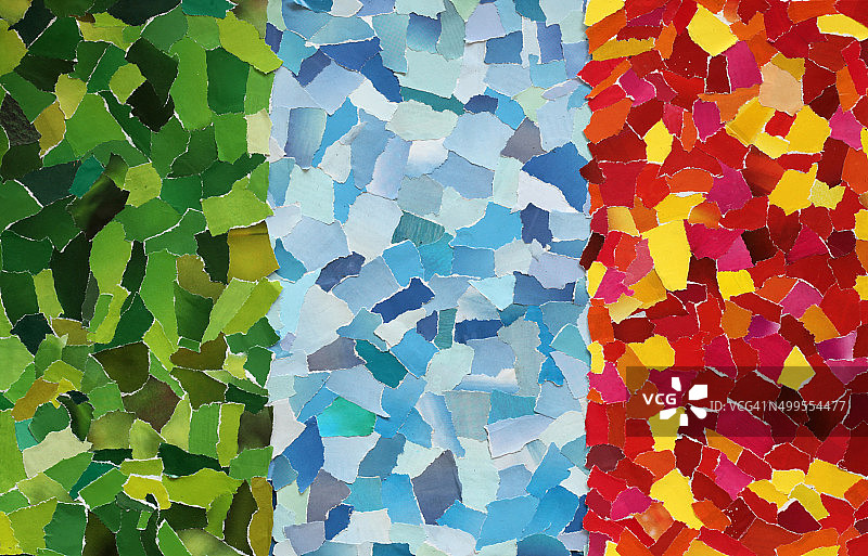 彩色撕纸纹理图片素材