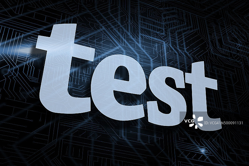 未来主义黑色和蓝色背景测试图片素材