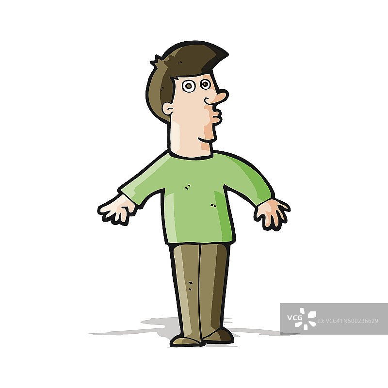 卡通惊讶的人图片素材