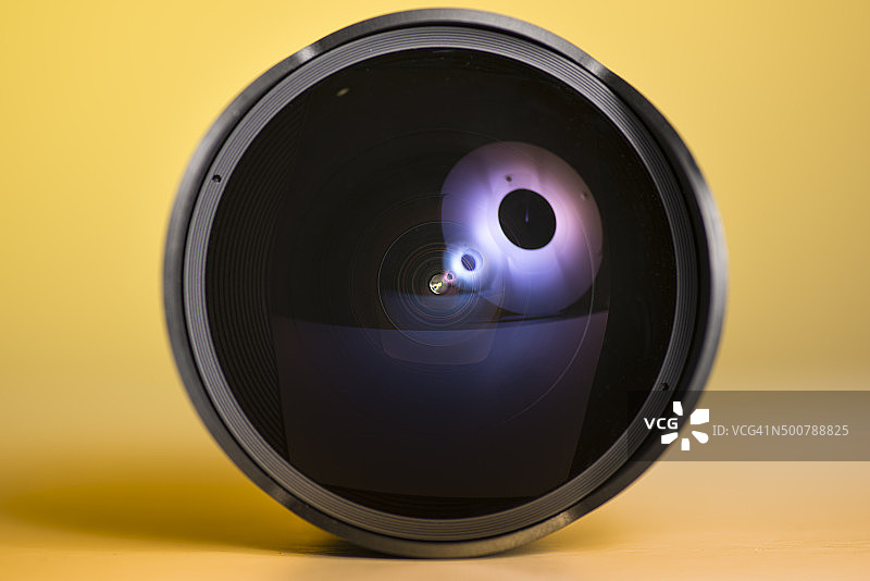 8毫米鱼眼定焦镜头图片素材