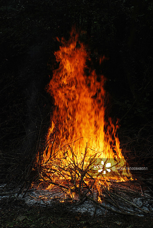 橙色火焰图片素材