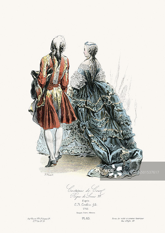 18世纪时尚：宫廷服饰图片素材