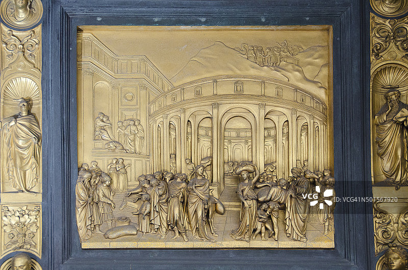 意大利佛罗伦萨洗礼堂大门图片素材