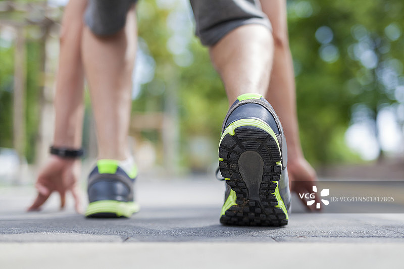 准备跑步图片素材