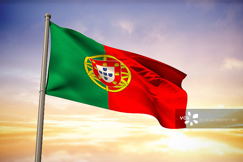 葡萄牙国旗图片素材