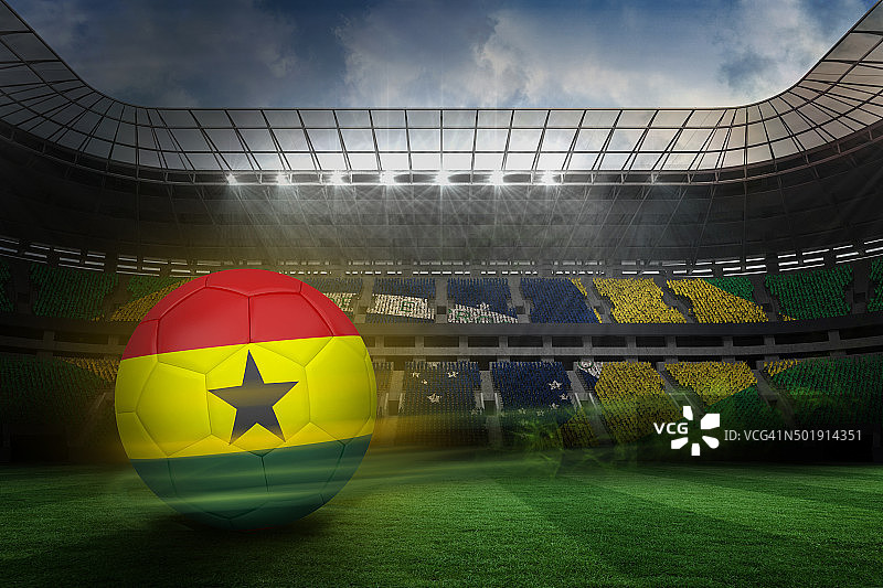 加纳配色足球图片素材