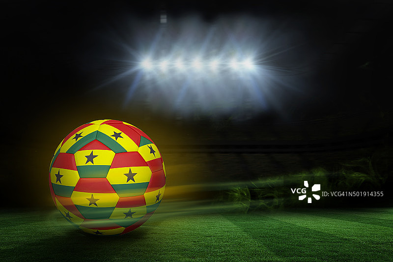 加纳配色足球图片素材