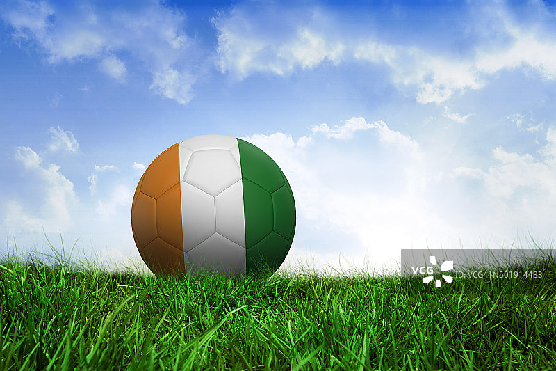 科特迪瓦配色足球图片素材