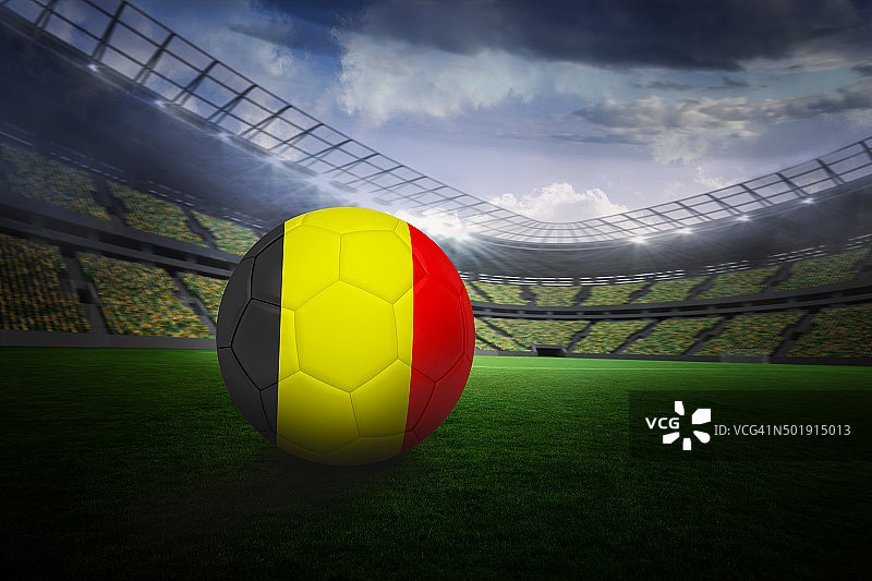 德国配色的足球图片素材