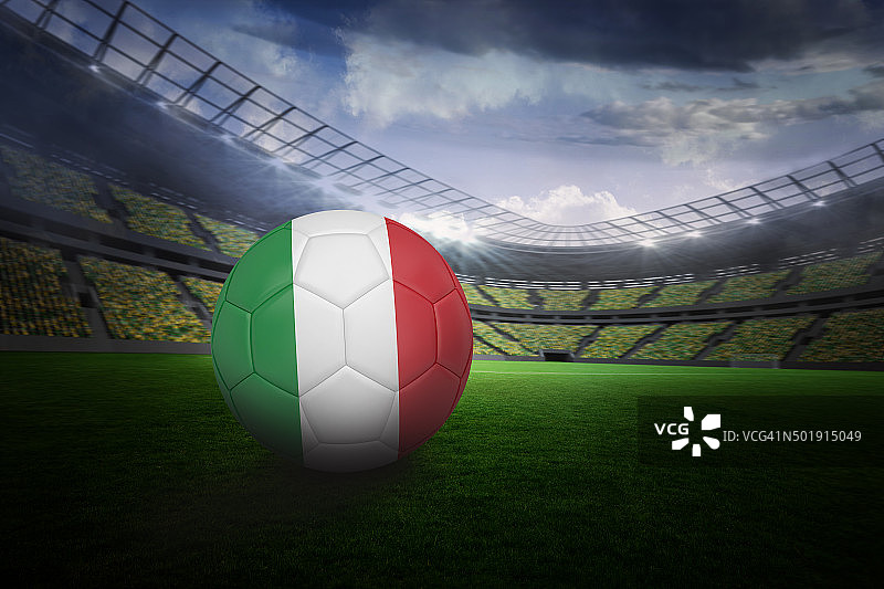 意大利配色足球图片素材