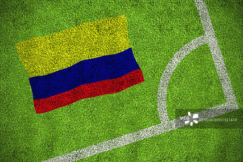 哥伦比亚国旗图片素材