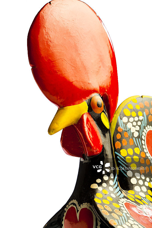 传统陶瓷公鸡图片素材