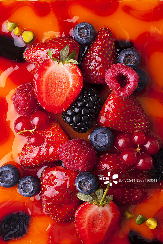 水果芝士蛋糕图片素材