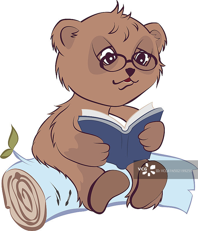 熊读书图片素材